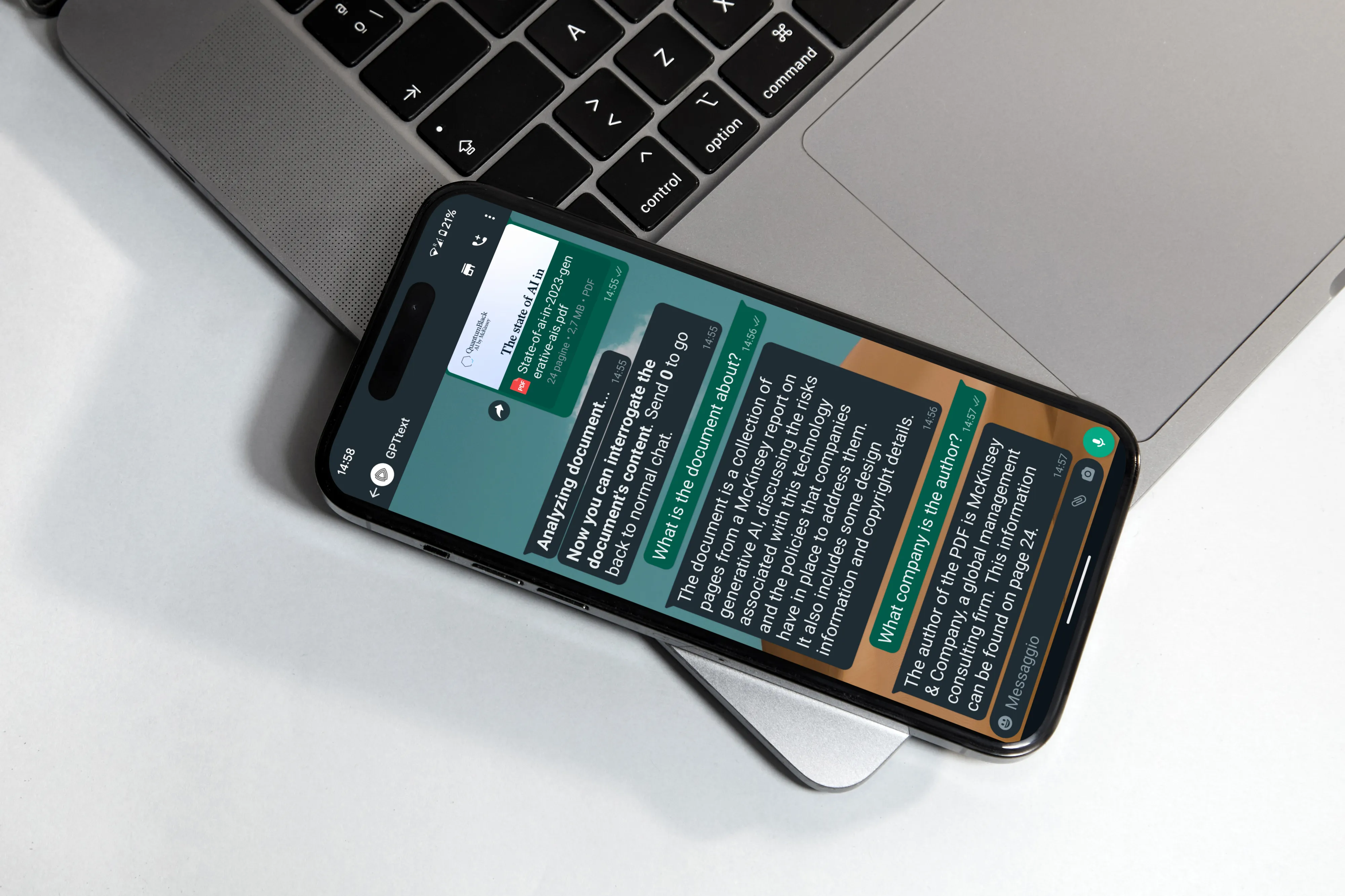 ChatGPT su WhatsApp ChatGPT su WhatsApp